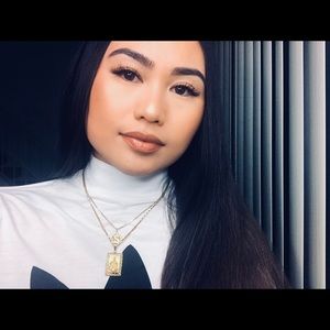 Adidas high neck logo t-shirt